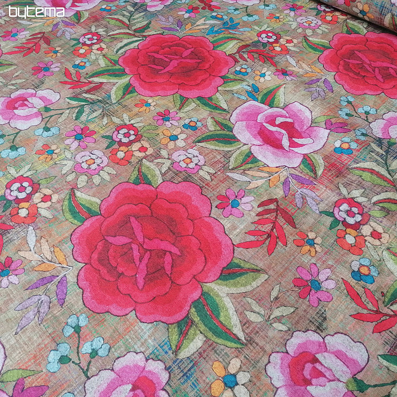 Tissu déco Fleurs Manille 280 cm