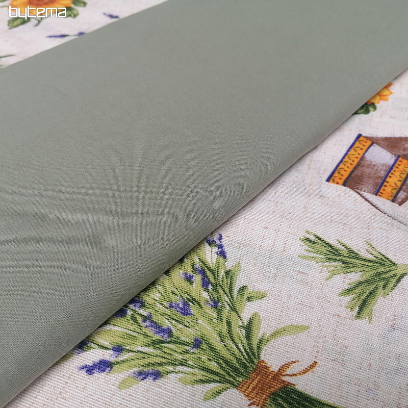 Tissu coton UNI KAKI