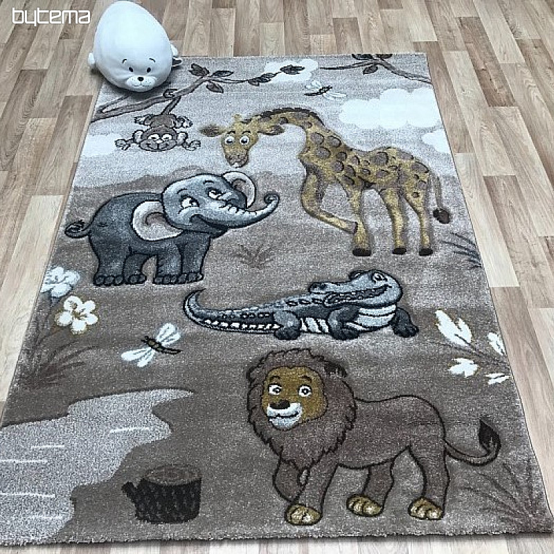 Tapis enfant ANIMAUX D&#39;AFRIQUE