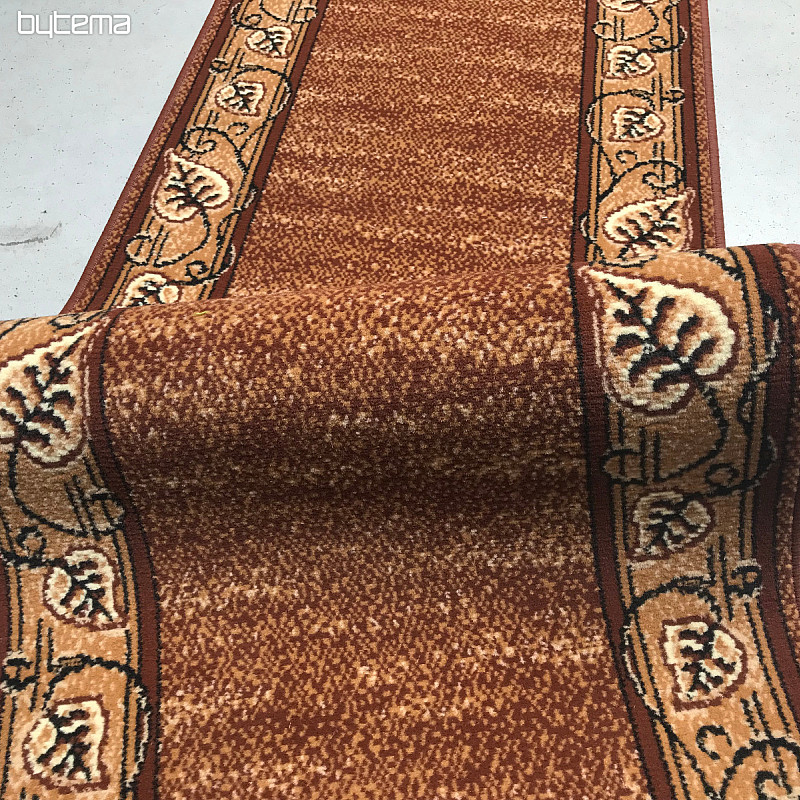 Tapis de passage FELIKS feuilles marron