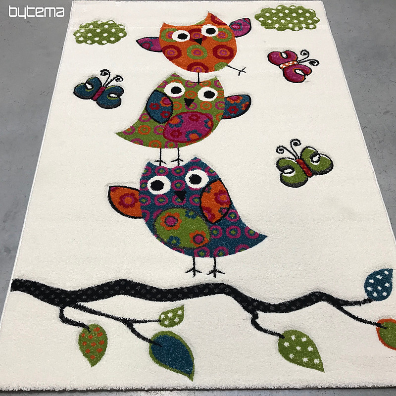 Tapis pièce enfant CHOUETTE et CHOUETTE ! Dernières pièces !