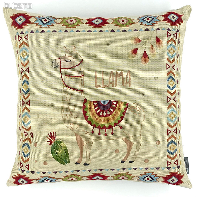 Housse de coussin décorative LAMA