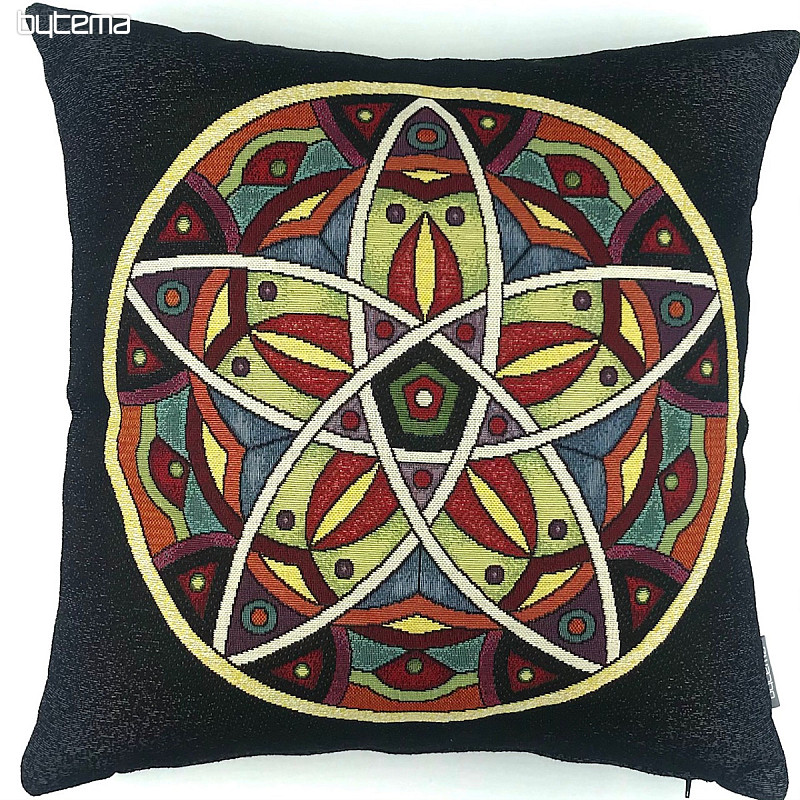 Housse de coussin tapisserie MANDALA 1