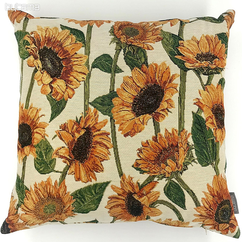 Housse de coussin tapisserie TOURNESOL