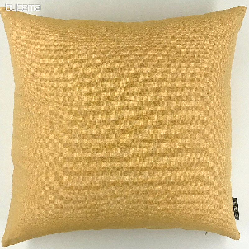 Housse de coussin déco JAUNE PASTEL