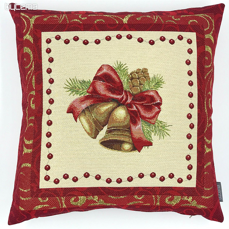 Housse de coussin décoration de Noël BELL IN A FRAME