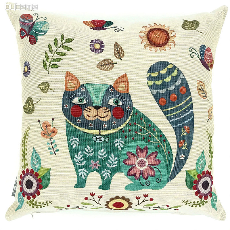 Housse de coussin tapisserie ANIMAUX CHEERFUL 1