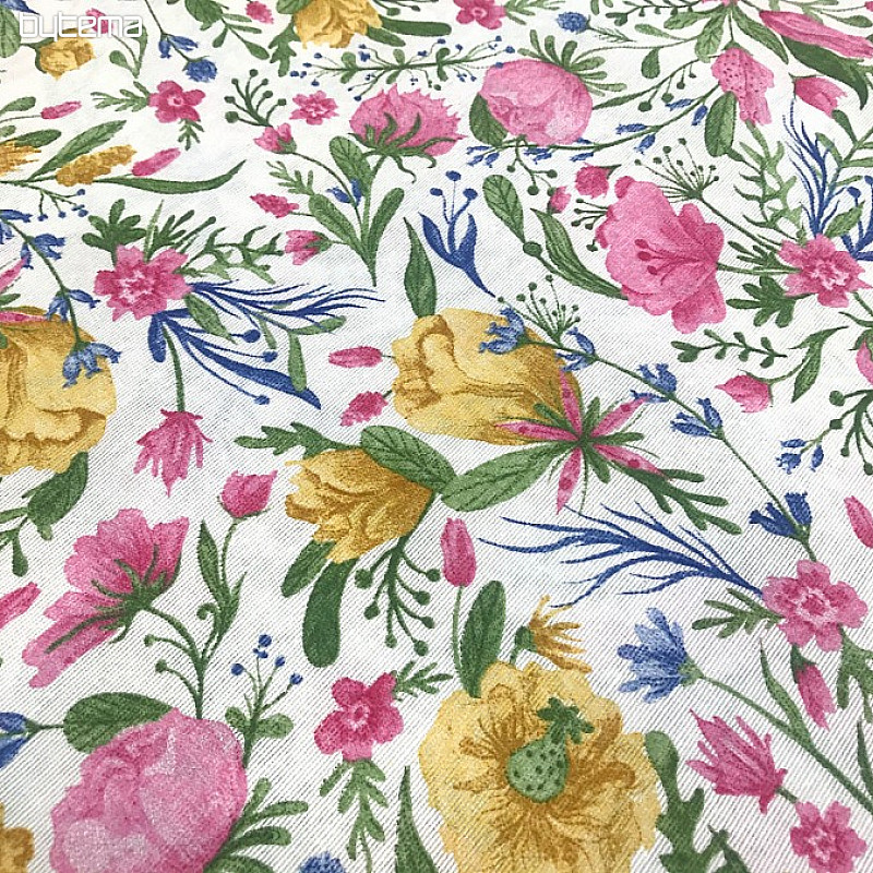 Nappe - CLARA fleurs roses