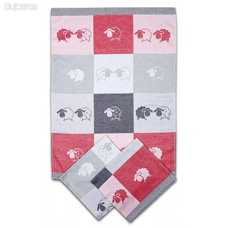 Serviettes MOUTON ROUGE DICE 3 pièces