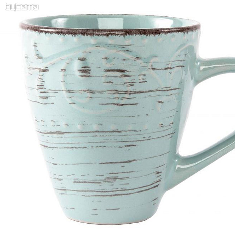 Mug en céramique BLEU RELIEF