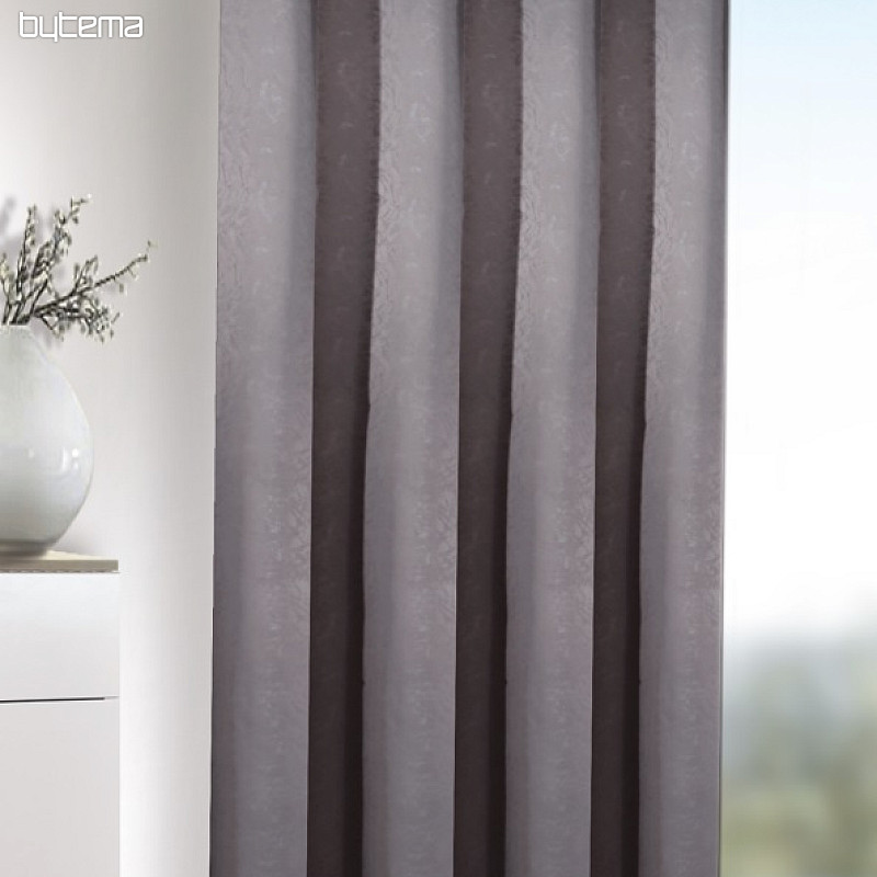 rideau décoratif CUIR gris foncé