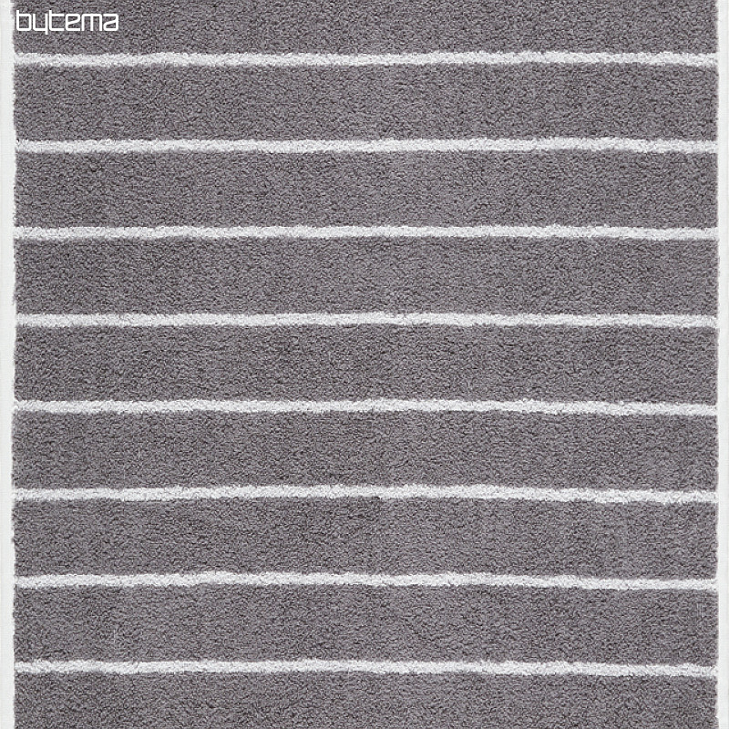 Serviette et drap de bain luxe LINE 072 gris