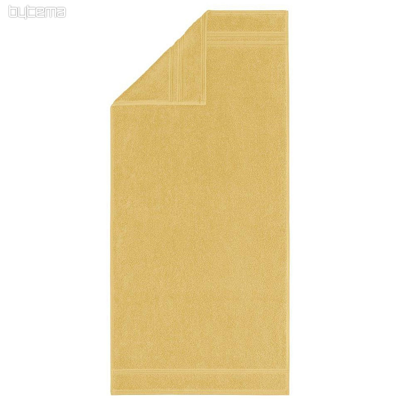 Serviette et drap de bain luxe MANHATTAN GOLD 127 ocre