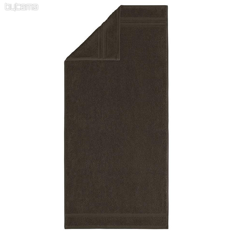 Serviette et drap de bain luxe MANHATTAN GOLD 578 chocolat