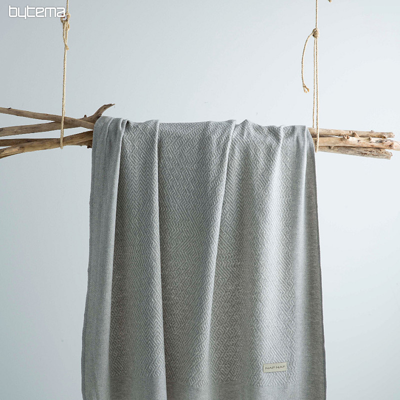 Plaid LUXE CISSE st. gris
