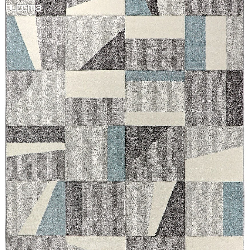 Tapis pièce moderne DIAMANT carrés géométriques