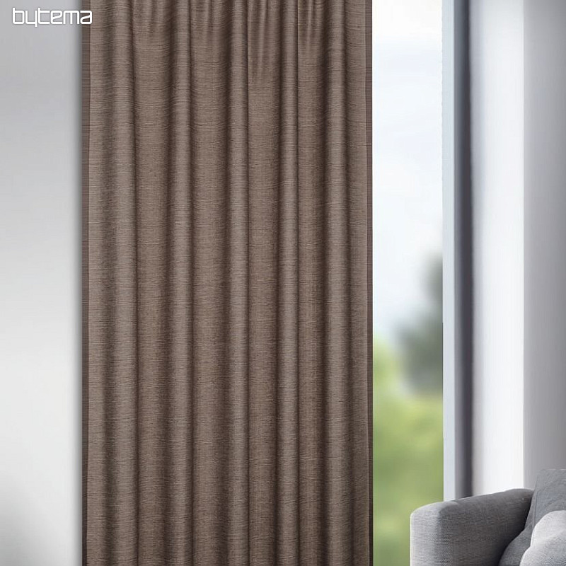 Rideau décoratif PATTY marron 135x245