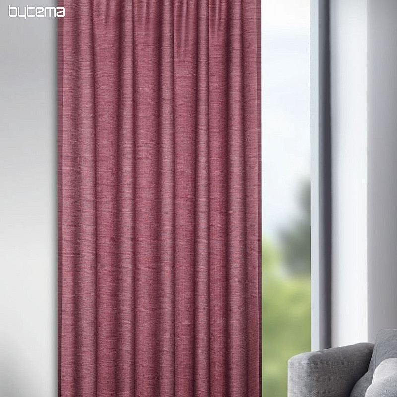 Rideau décoratif PATTY bordeaux 135x245