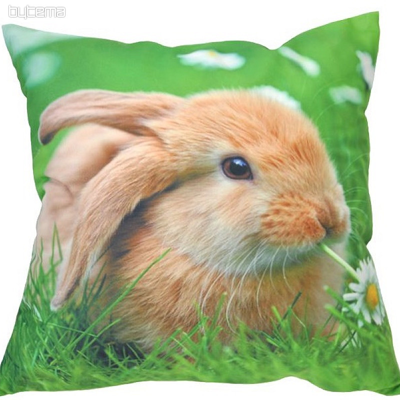 Housse de coussin déco LAPIN