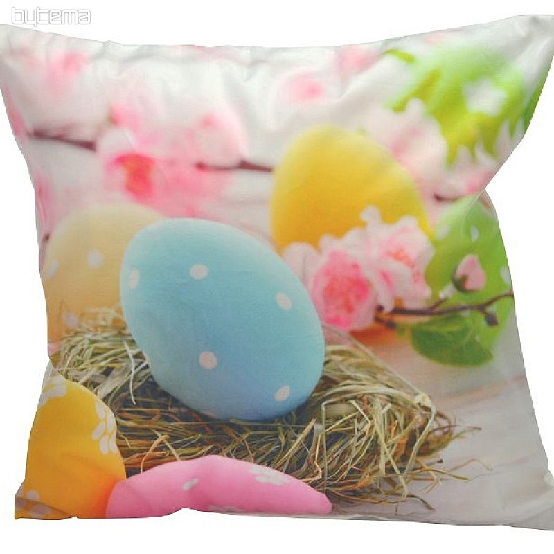 Housse de coussin déco OEUFS DE PÂQUES