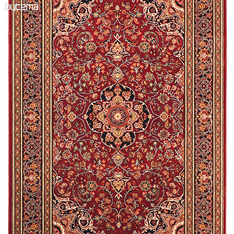 Tapis de luxe en laine PRAGUE Bordeaux