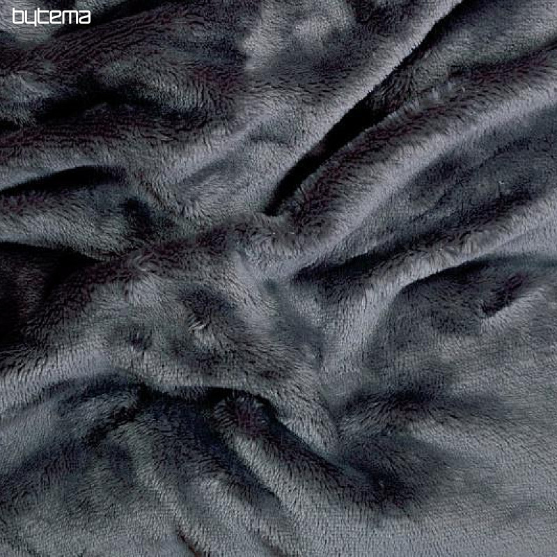 Drap en microflanelle DORMEZ BIEN foncé. gris