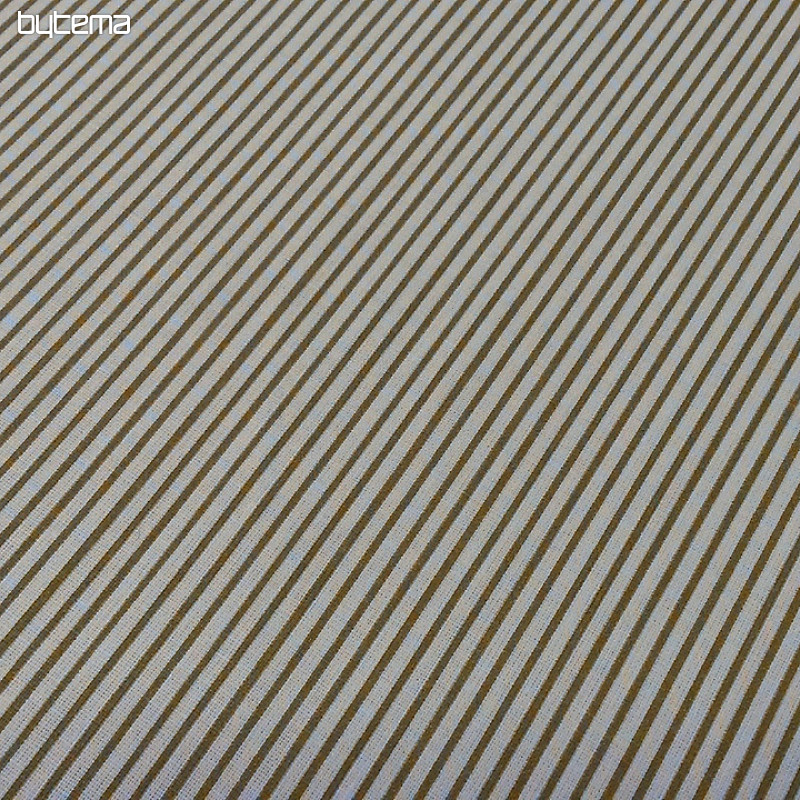 Tissu coton STRIPE marron