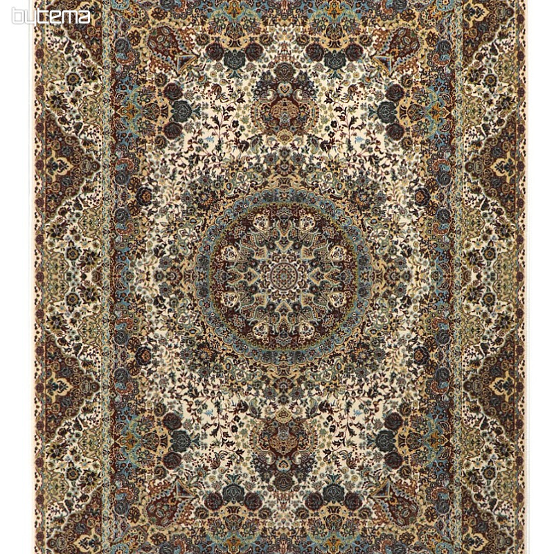 Tapis acrylique de luxe RAZIA 5501 beige