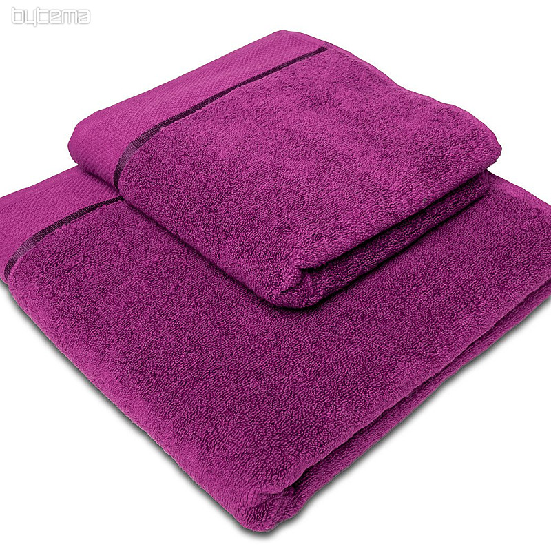 Serviette et drap de bain MIKRO fuchsia