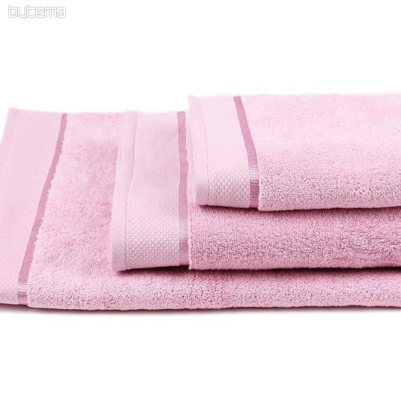 Serviette et drap de bain MIKRO rose