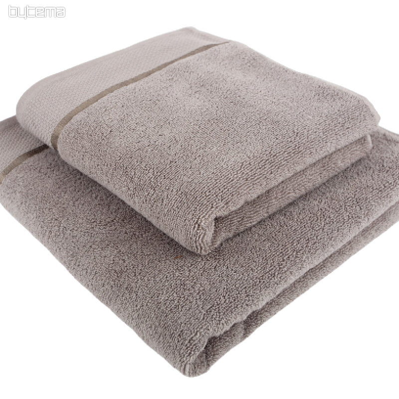 Serviette et drap de bain MIKRO gris clair