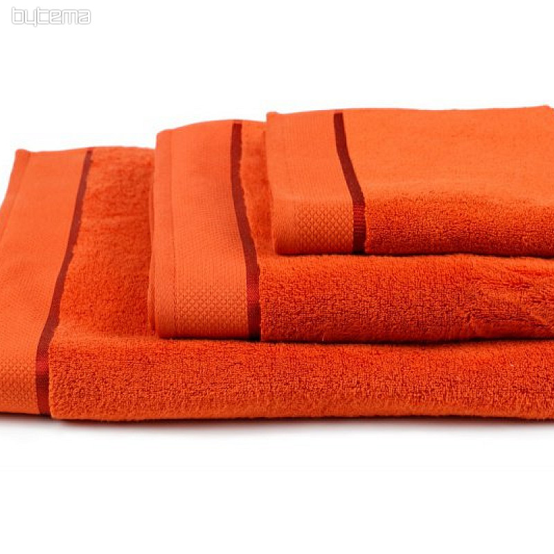 Serviette et drap de bain MIKRO terracotta