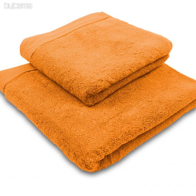 Serviette et drap de bain MIKRO Orange-moutarde