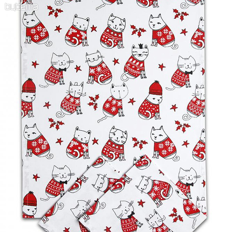 Serviettes CHATS EN PULL AVEC MOTIF NORVÉGIEN 3 pcs