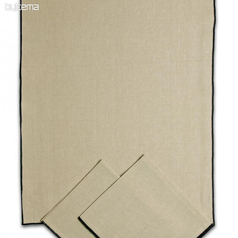 Chiffons en pur coton NOIR COUSU 3 pcs