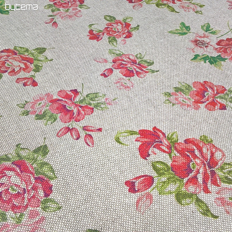 Tissu déco MARTA fleurs numérique