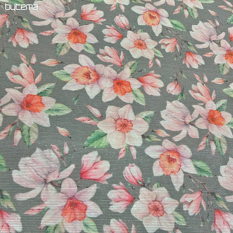 Tissu déco CESIRA fleurs