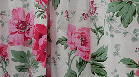 Tissu décoratif PIVOINES