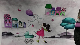 Tissu déco enfant BAMBINA