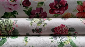 Accueillons l&#39;été avec de nouveaux tissus de décoration aux motifs fleuris !