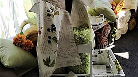 Des tissus comme ceux d&#39;un herbier