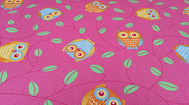 Tapis pour chambres de filles HAPPY OWL