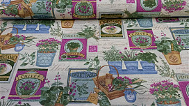 Tissu dans le style provençal