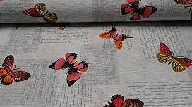 Tissu décoratif PAPILLON 801 - PAPILLONS