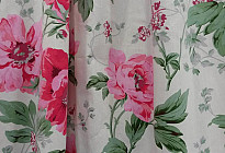 Tissu décoratif PIVOINES