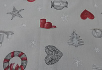 Nouveaux tissus avec un motif de Noël