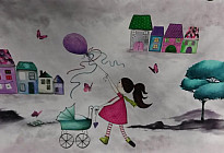 Tissu déco enfant BAMBINA