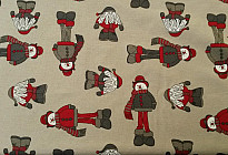 Nouveau Tissu de décoration de Noël Bonhomme de Neige - bonhomme de neige