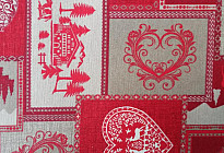 Nouveau Tissu de décoration de Noël Bonhomme de Neige - bonhomme de neige