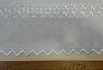 Rideau en coton pour vitrail